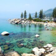 Crystal clear waters of Lake Tahoe