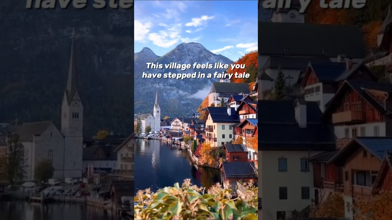 📍Hallstatt, Austria – A village in Europe that feels like fairytale #journey #europe #shorts