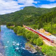 Train in Bergen, Norway