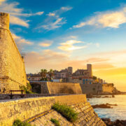Scenic View Of The Antibes Ramparts, France